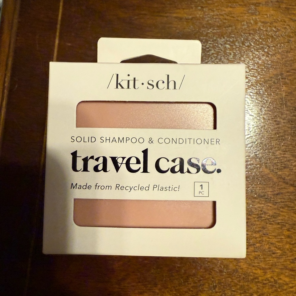 Kitsch Rose Gold Solid Hair Care Travel Case